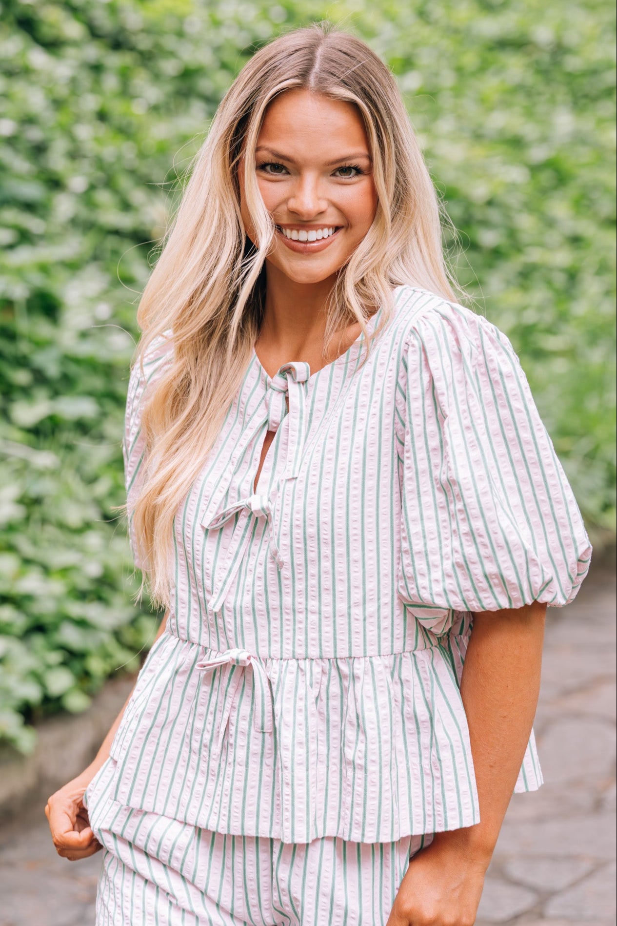 Poppy Striped Set