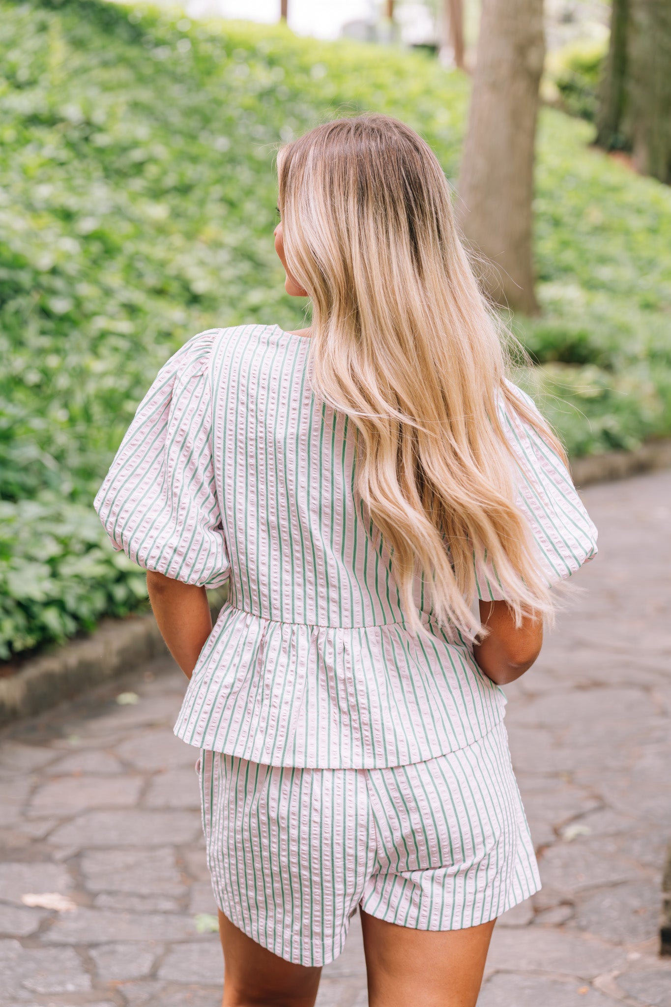 Poppy Striped Set